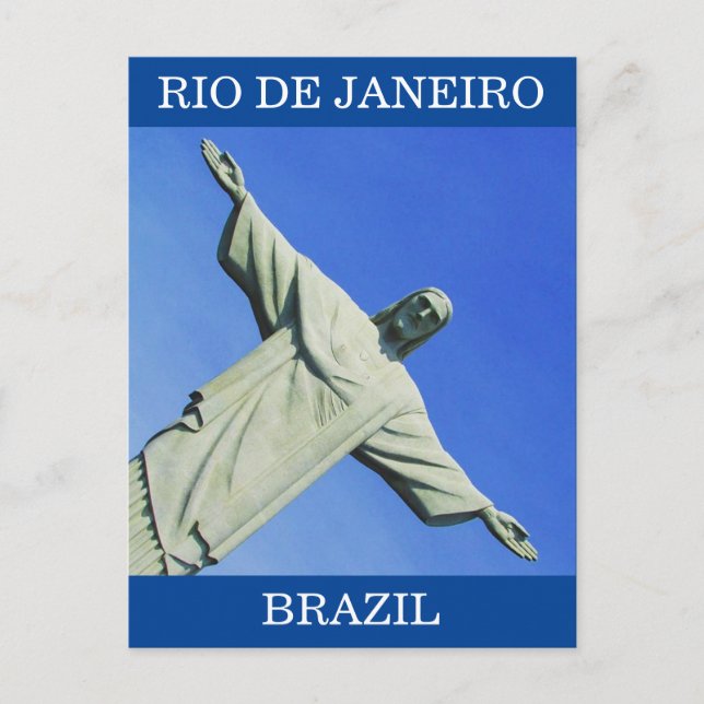 Carte Postale rio redentor (Devant)