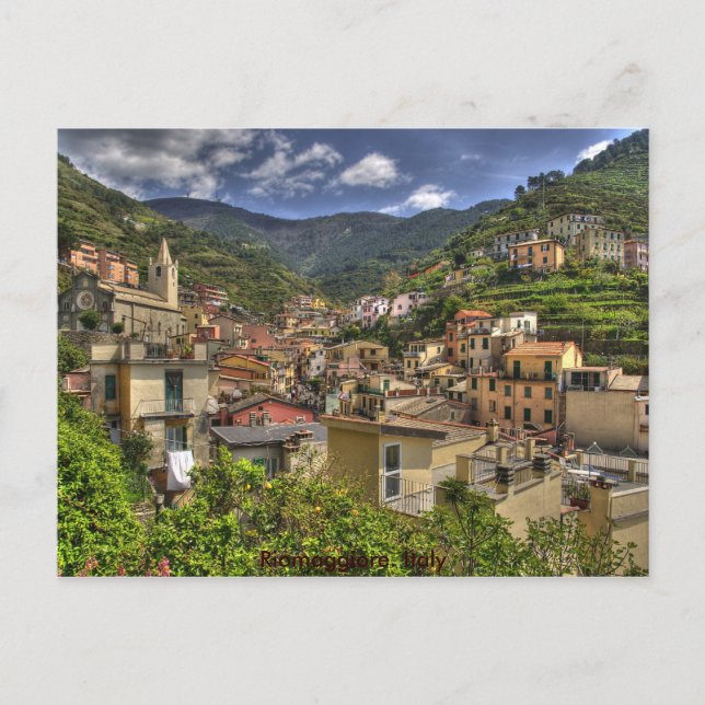 Carte Postale Riomaggiore. Voyage Italie (Devant)