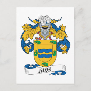 Carte Postale Rios Family Crest