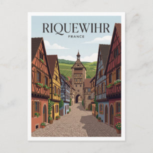 Carte Postale Riquewihr, Alsace, France