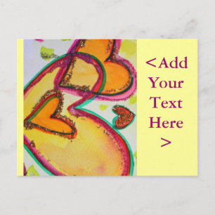 Carte postale Rire Hearts Connect