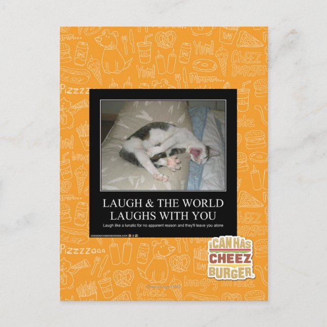 Carte Postale Rire & Le Monde Rire Avec Vous (Devant)