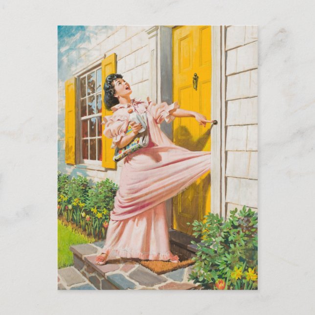 Carte Postale Ris à la porte (Devant)