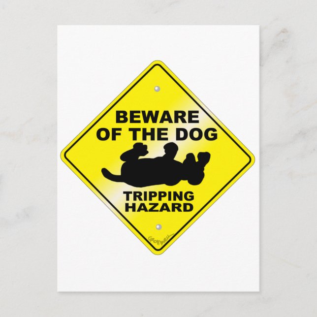 Carte Postale Risque de déplacement (Devant)