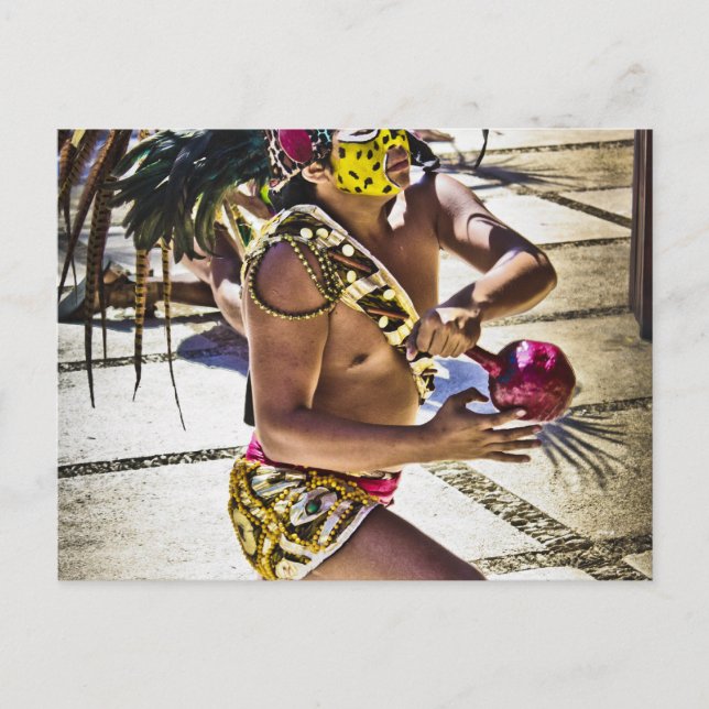 Carte Postale Rituel maya Costa (Devant)