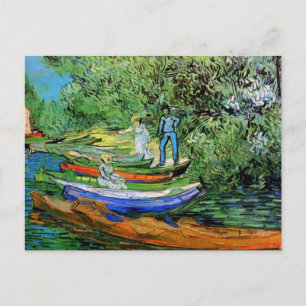 Carte Postale Rive de l'Oise à Auvers Vincent van Gogh