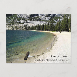 Carte Postale Rive du lac Tenaya, Yosemite, CA