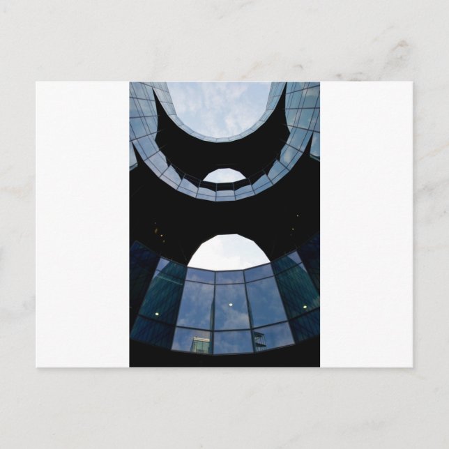 Carte Postale rive sud Londres bâtiment abstrait (Devant)