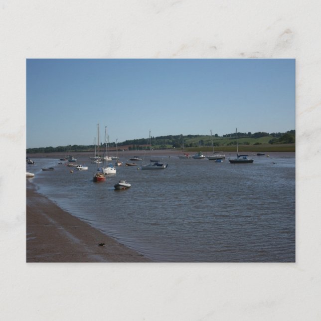 Carte Postale River Exe, Topsham, Devon, Royaume-Uni (Devant)