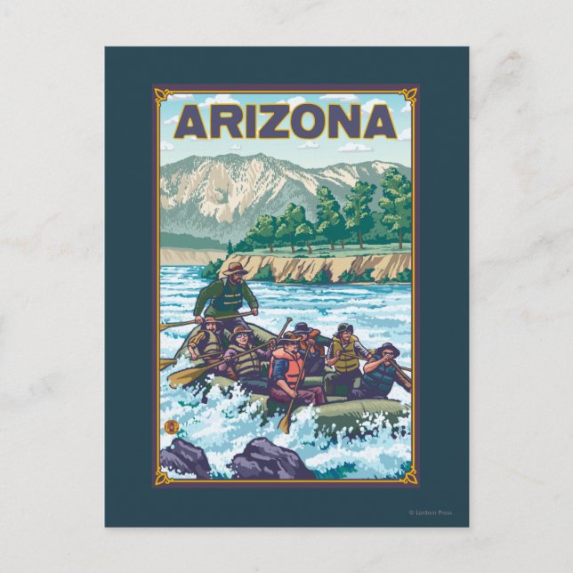 Carte Postale River RaftingArizona (Devant)