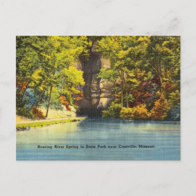 Carte Postale River Spring State Park, Cassville, Missouri (Devant)