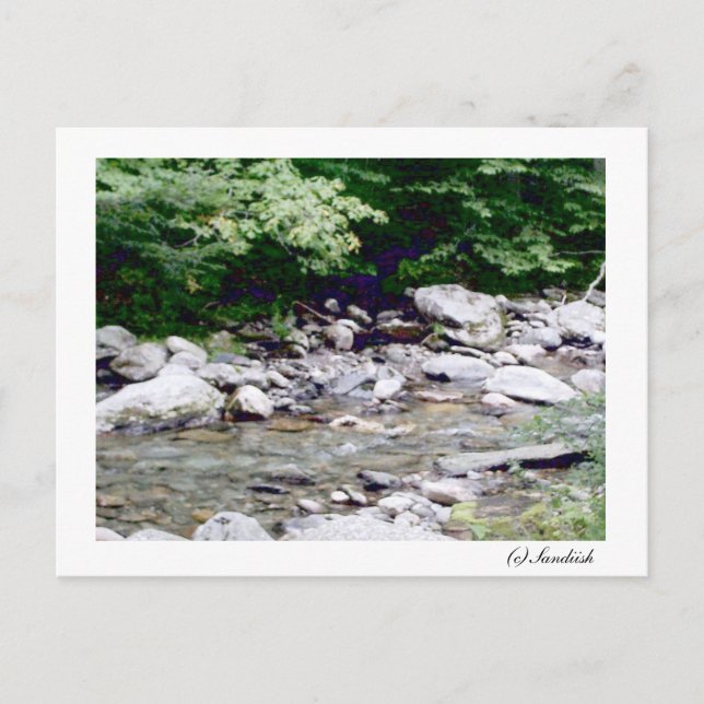 Carte Postale River Stones, c) Sandiish (Devant)