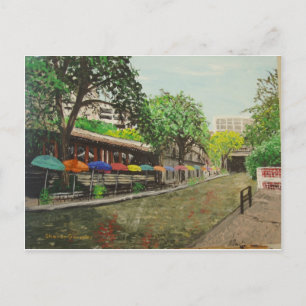 Carte Postale River Walk San Antonio, TX Painting