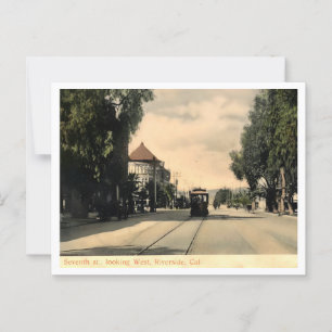 Carte Postale Riverside CA, 7th Street View Ai Enhanced