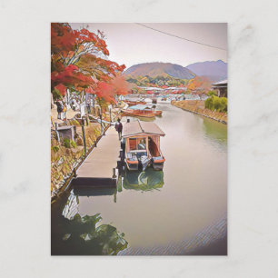 Carte Postale Riverside Kyoto