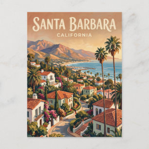 Carte Postale Riviera de Santa Barbara Californie