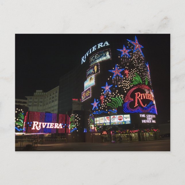 Carte Postale Riviera Las Vegas Double Image (Devant)
