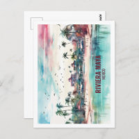 Riviera Maya Mexique Lieu de voyage célèbre aquare