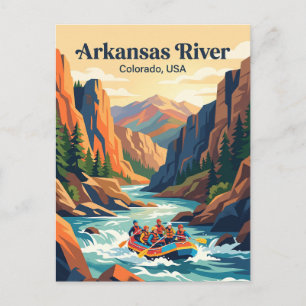 Carte Postale Rivière Arkansas, Colorado, États-Unis