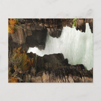 Carte Postale Rivière Athabasca, Après Les Chutes