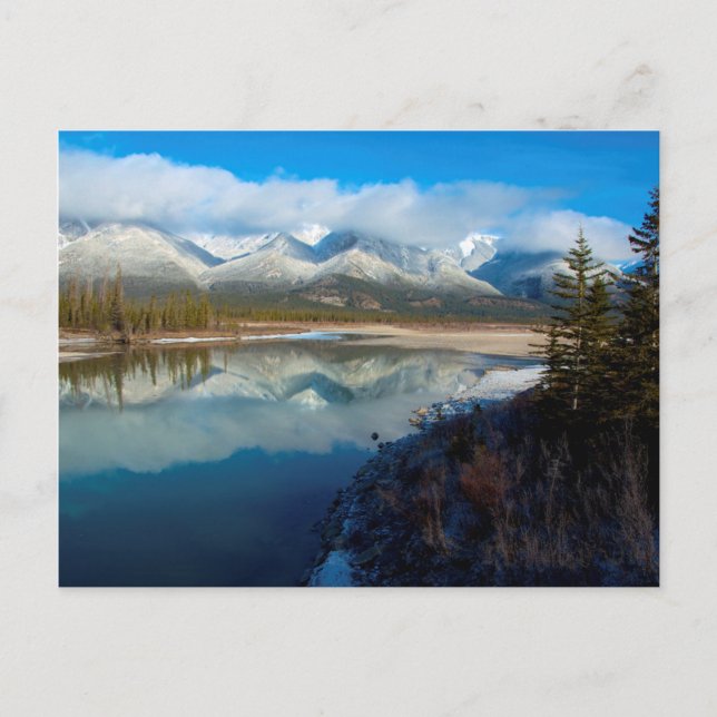 Carte Postale Rivière Athabasca, Parc national Jasper, Alberta (Devant)