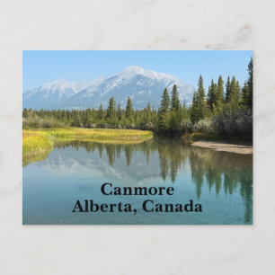 Carte Postale Rivière Bow à Canmore Canada
