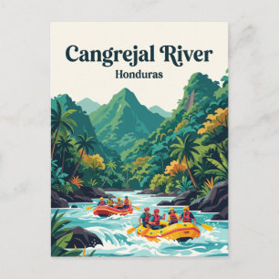 Carte Postale Rivière Cangrejal Honduras