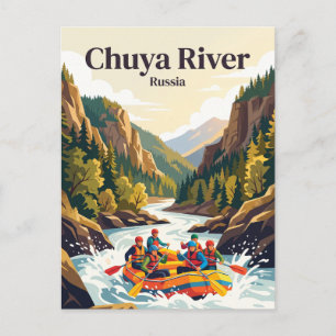 Carte Postale Rivière Chuya Altaï Russie