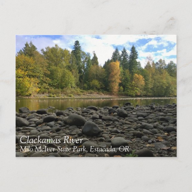 Carte Postale Rivière Clackamas, Oregon (Devant)