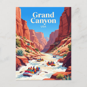 Carte Postale Rivière Colorado, Grand Canyon National Park USA