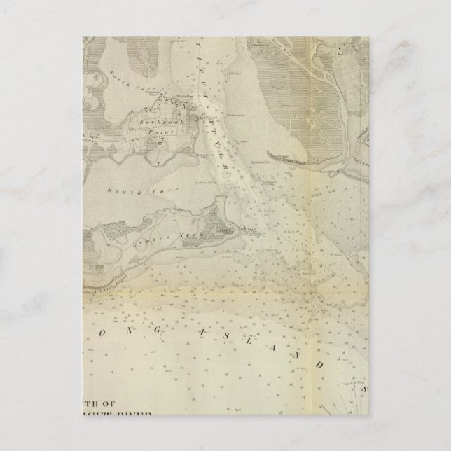 Carte Postale Rivière Connecticut à la bouche (Devant)