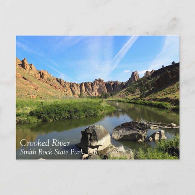 Carte Postale Rivière Crooked, Oregon (Devant)