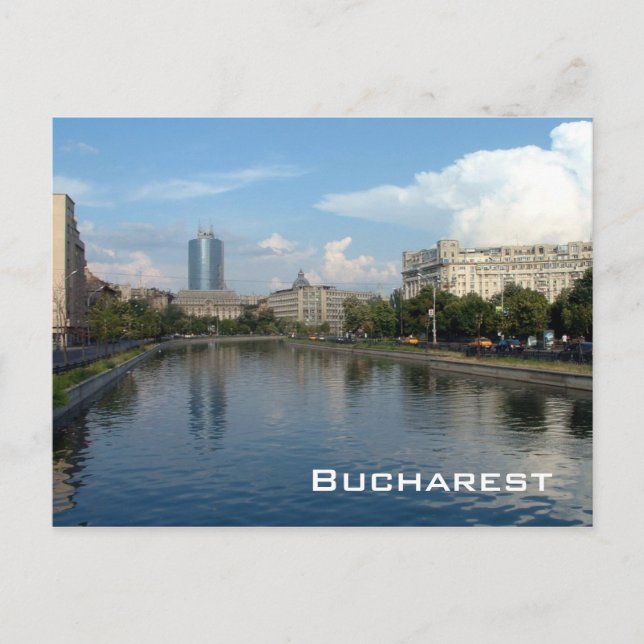 Carte Postale Rivière Dambovita - Bucarest (Devant)