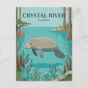 Carte Postale Rivière de Cristal USA