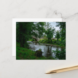 Carte Postale Rivière Elwy sereine et pont de St Asaph