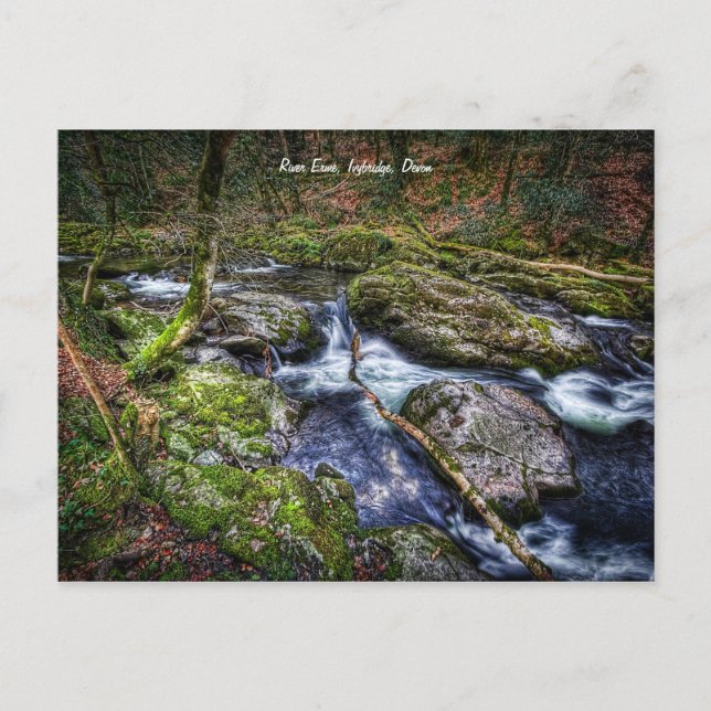 Carte Postale Rivière Erme, Ivybridge, Devon (Devant)
