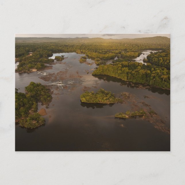 Carte Postale Rivière Essequibo, plus long fleuve de Guyana, et  (Devant)