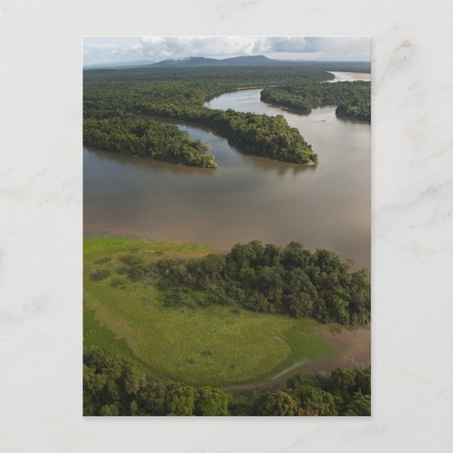 Carte Postale Rivière Essequibo, plus long fleuve de Guyane, et (Devant)