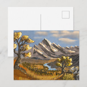 Carte Postale Rivière et torrent de haute montagne.