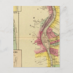 Carte Postale Rivière et vallée de l'Ohio supérieur 5