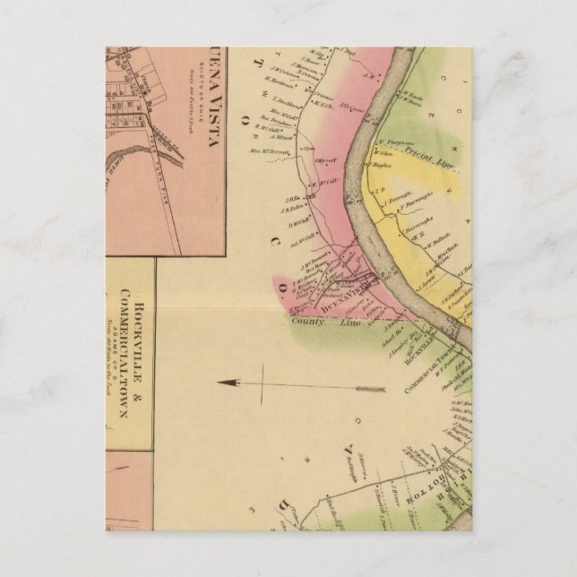 Carte Postale Rivière et vallée de l'Ohio supérieur 6 (Devant)