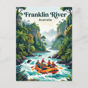 Carte Postale Rivière Franklin Tasmanie, Australie