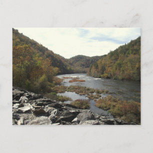 Carte Postale Rivière Hiwassee sur la centrale Appalachia