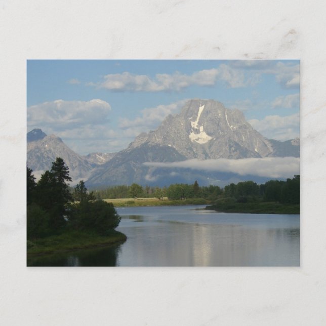 Carte Postale Rivière Jackson Hole au Grand Teton National Park (Devant)