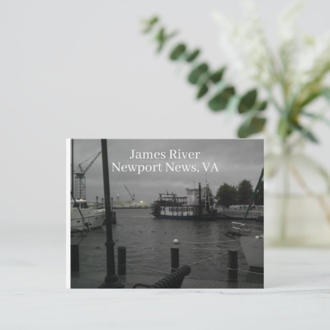 Carte Postale Rivière James  (Debout devant)