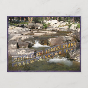 Carte Postale Rivière Kings De La Fourche Sud Traversant Le Trai