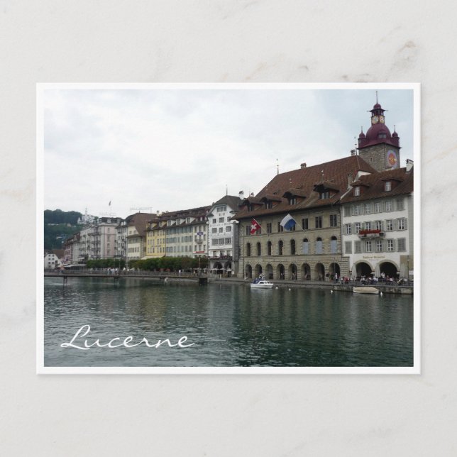 Carte Postale rivière lucerne (Devant)