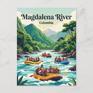 Carte Postale Rivière Magdalena San Gil Colombie