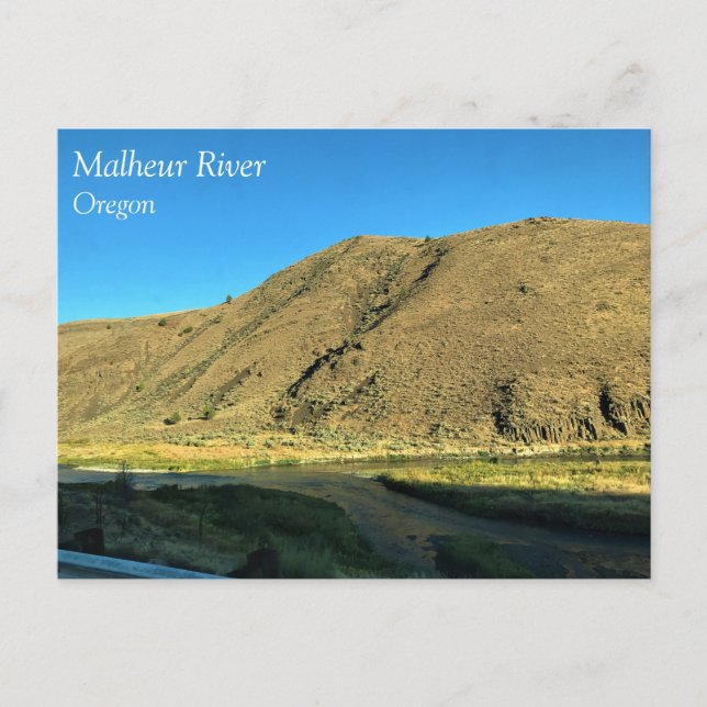 Carte Postale Rivière Malheur, Oregon (Devant)