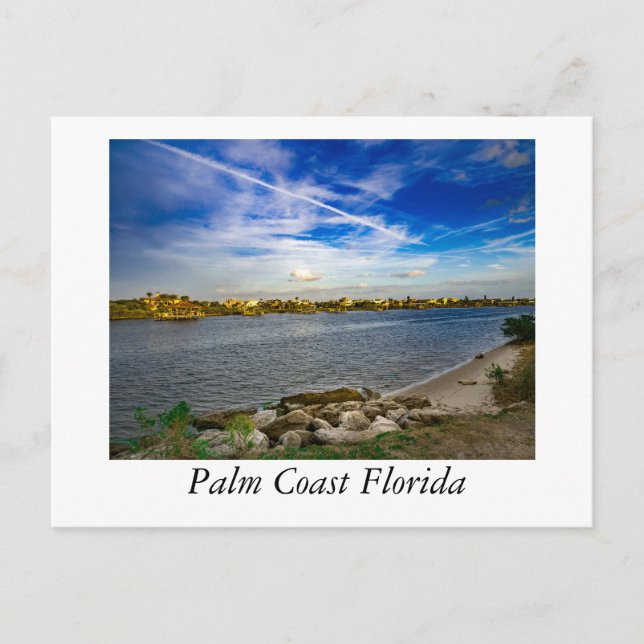 Carte Postale Rivière Matanzas à Palm Coast Floride (Devant)